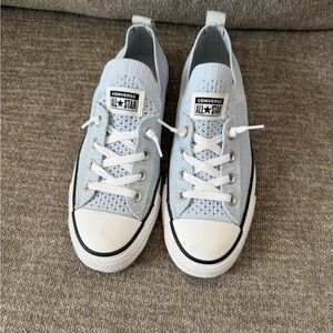 Converse Chuck Taylor All Star Shoreline Knit Slip On Light Blue Sneakers